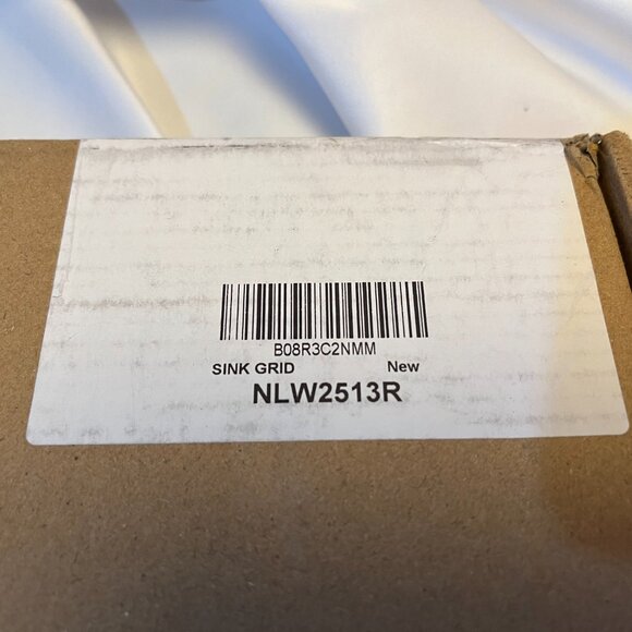 Serene Valley 25-1/4" X 12-1/2“ Sink Grid Rear Drain Corner Radius NLW2513R NEW - Picture 4 of 10